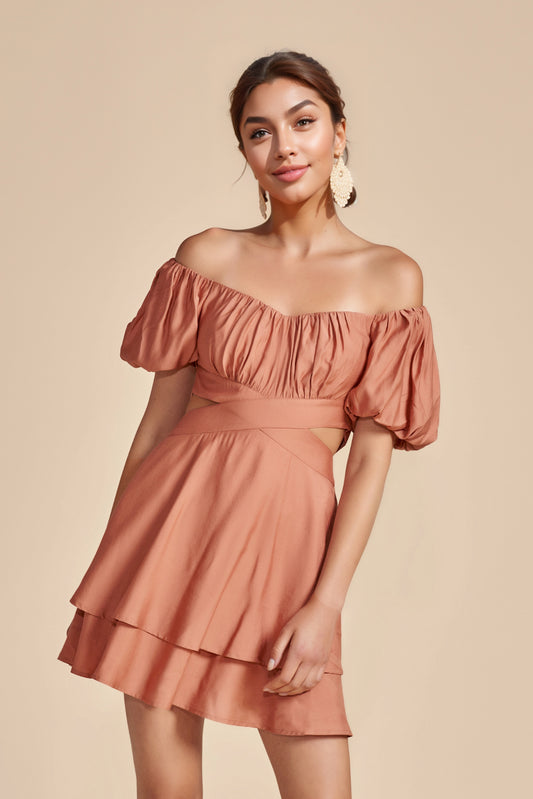 Desert Mini Flare Dress