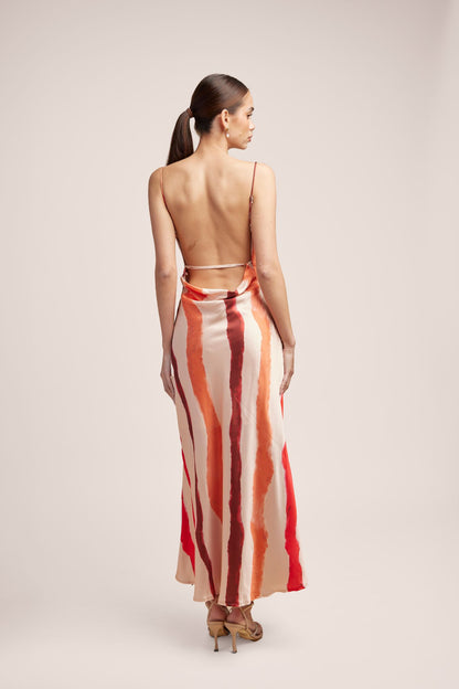 Riviera Back-less Maxi Dress