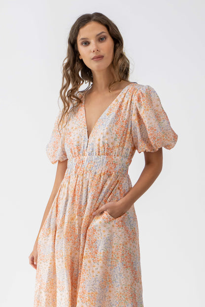 Madison Floral Print Dress